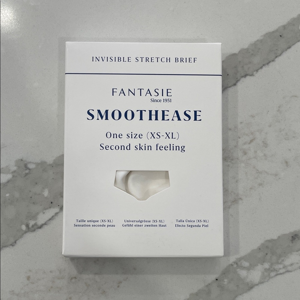 Fantasie Smoothease Invisible Stretch Brief - White xs-xl one size technology